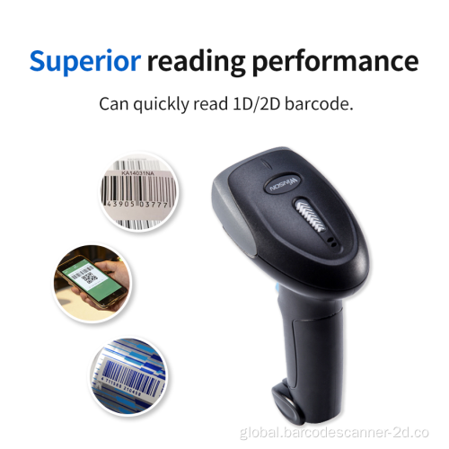 1d 2d Barcode Scanner Cable ID Card Passport Reading MRZ 2.4G Barcode Readers Supplier